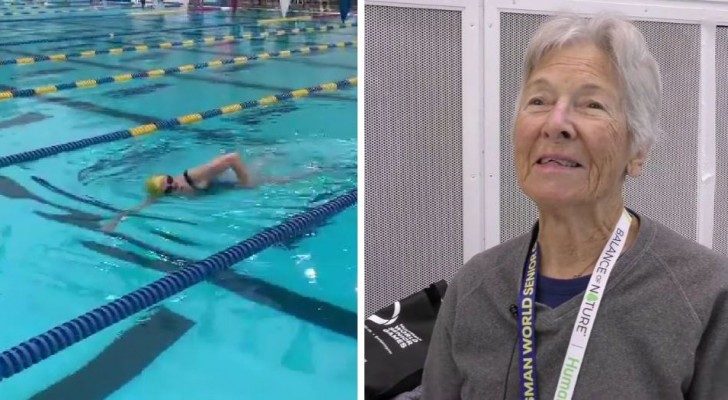 À 100 ans, elle établit un record du monde de natation : ‘Tout le monde devrait essayer’