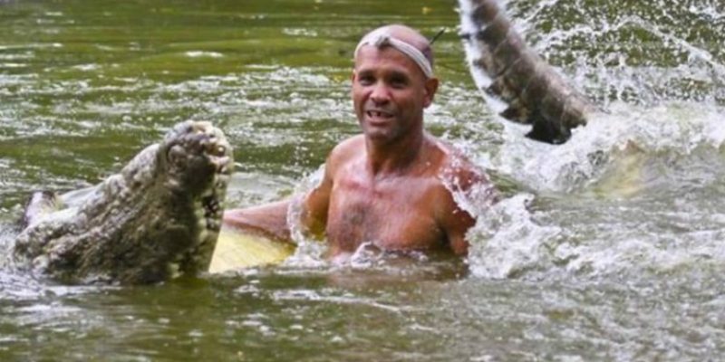 Gilberto Shedden est un homme qui est ami avec un crocodile depuis 20 ans.
