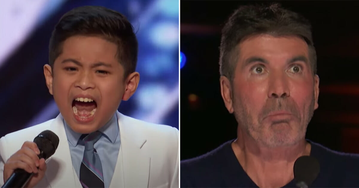 Garçon de 10 ans pense qu’il peut chanter Céline Dion – la réaction de Simon au refrain en dit long