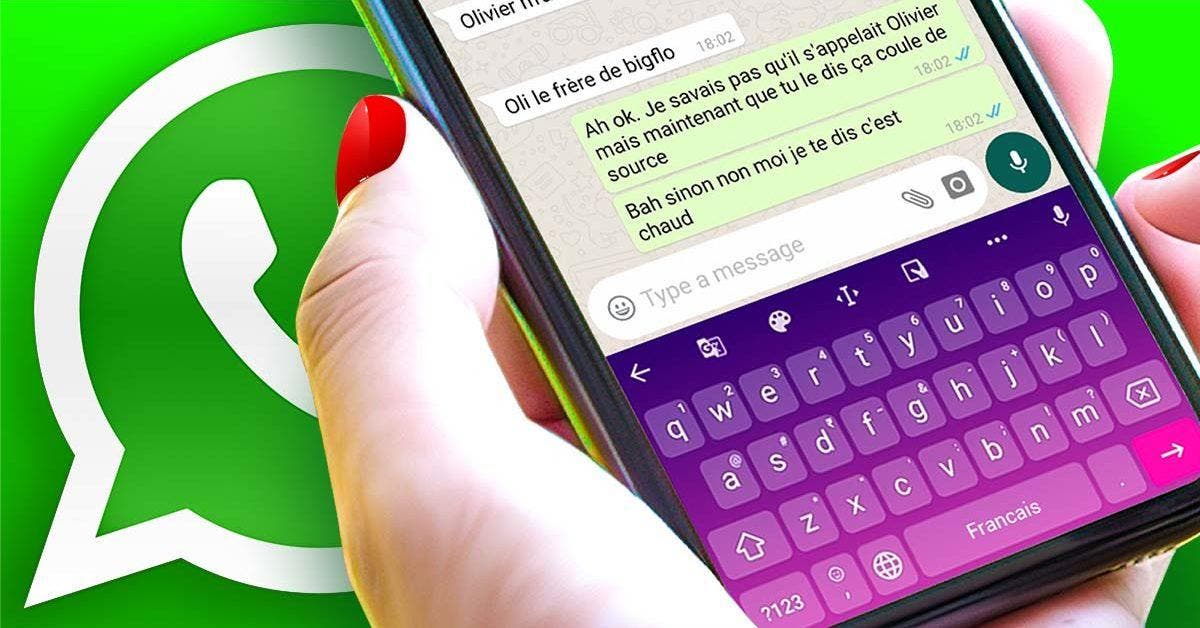 WhatsApp : l’astuce incroyable pour changer la couleur du clavier