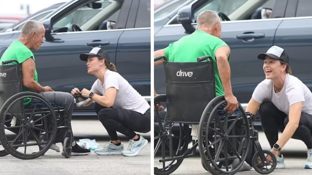 Cet acte de générosité de l’actrice Jennifer Garner envers un sans-abri en fauteuil roulant va vous réchauffer le coeur