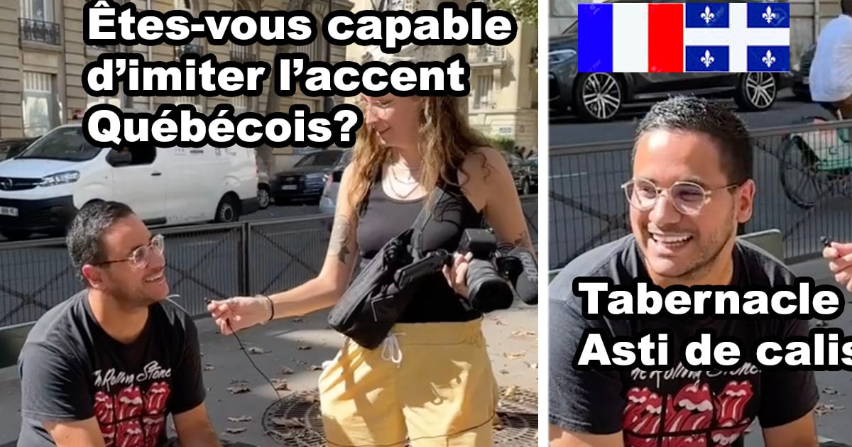 Une Québécoise se rend en France pour demander aux Français d’imiter l’accent Québécois