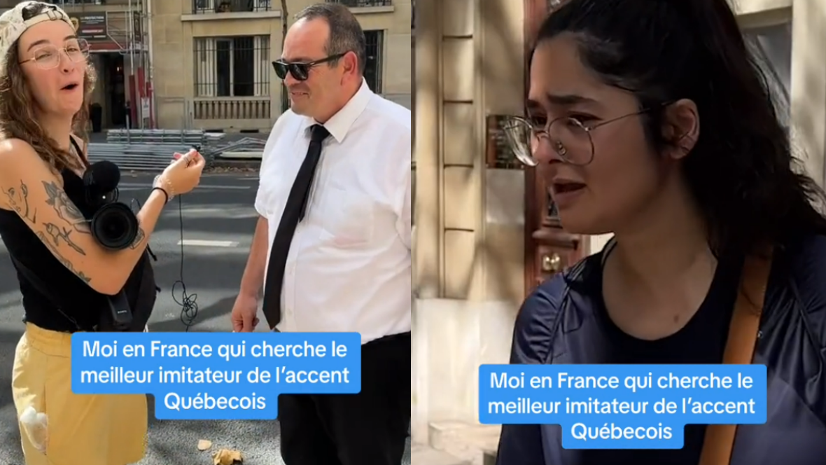 Cette Québécoise s’est rendue jusqu’à Paris pour trouver le Français qui imite le mieux notre accent