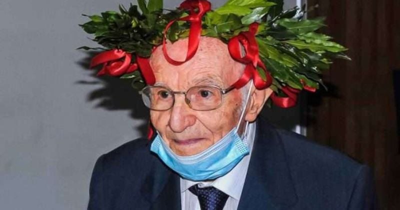 À 99 ans, il décroche son… master de philosophie et devient le plus vieux diplômé d’Italie