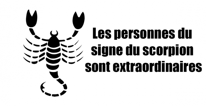 Nous avons tous besoin d’un scorpion dans notre vie