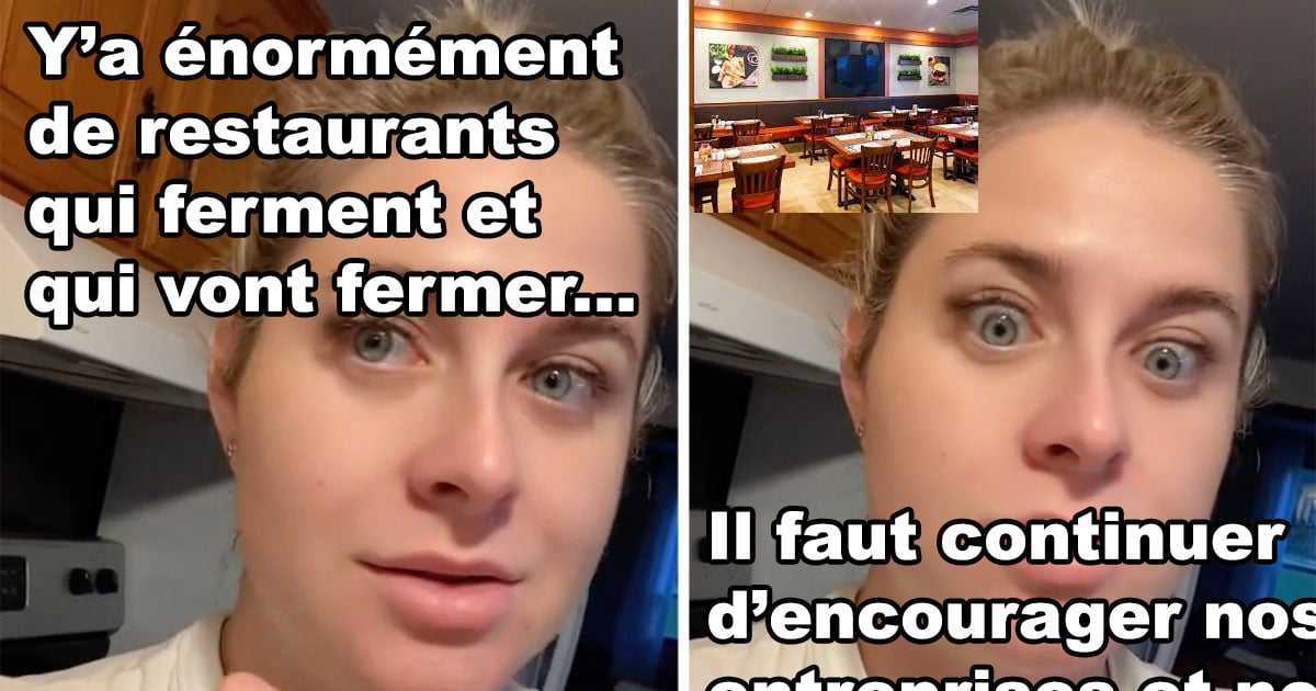 Une propriétaire de restaurant au Québec explique que plein de restaurants sont en train de fermer