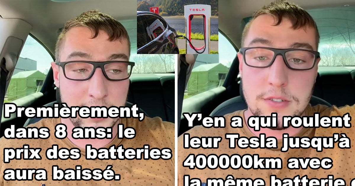 Un propriétaire de Tesla au Québec explique combien ça coûte pour changer la batterie