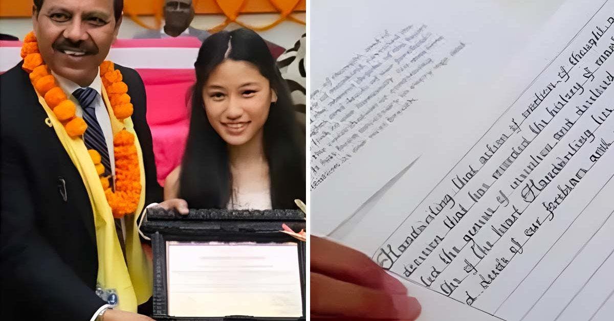 Une jeune fille de 14 ans remporte le prix de « l’écriture la plus parfaite du monde »