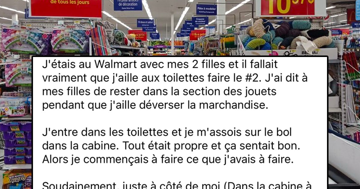 Une cliente raconte une histoire irréelle arrivée au Walmart de St-Léonard