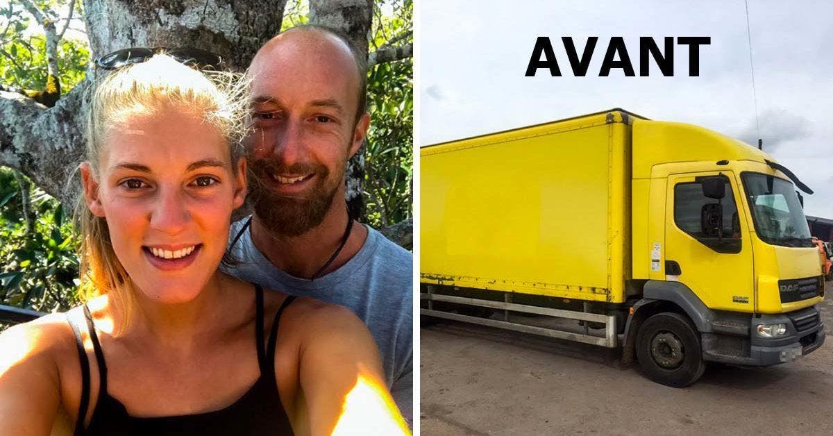 Un couple achète un vieux camion d’occasion à 4300 euros et le transforme en une magnifique maison de rêve