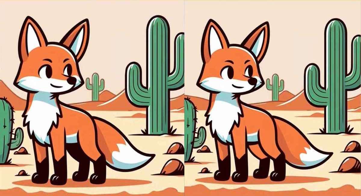 Pouvez-vous trouver les 3 différences entre les images d’un renard roux en 11 secondes ?