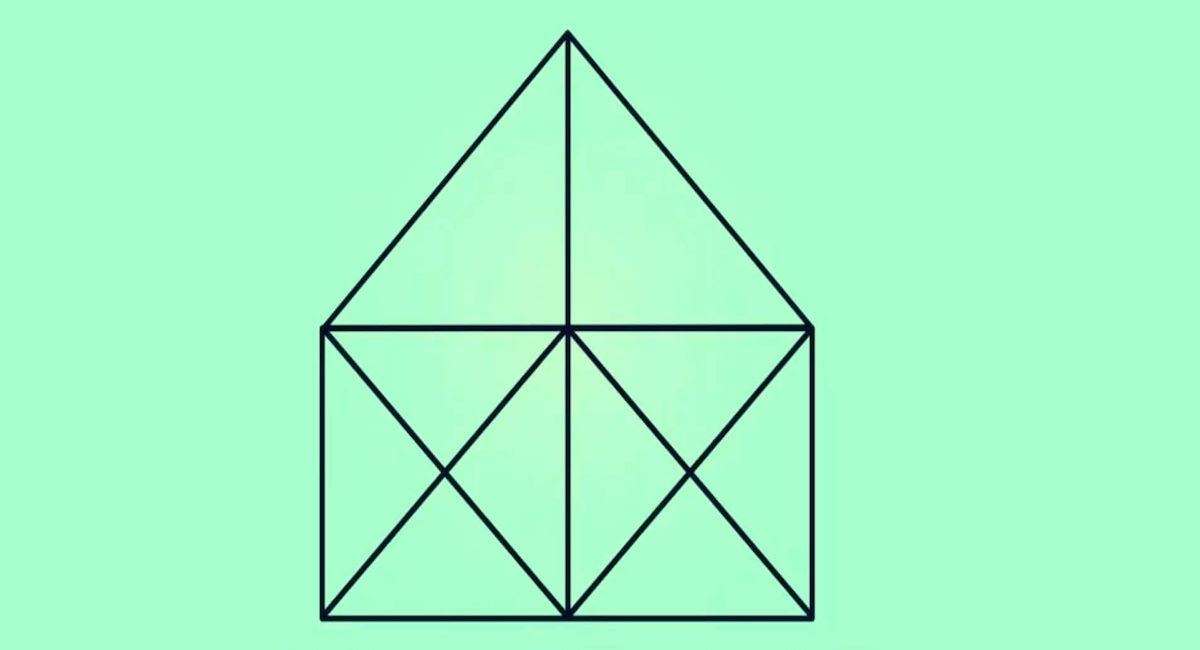 Test de QI : Réussirez-vous à trouver le bon nombre de triangles ? Si oui vous êtes fort