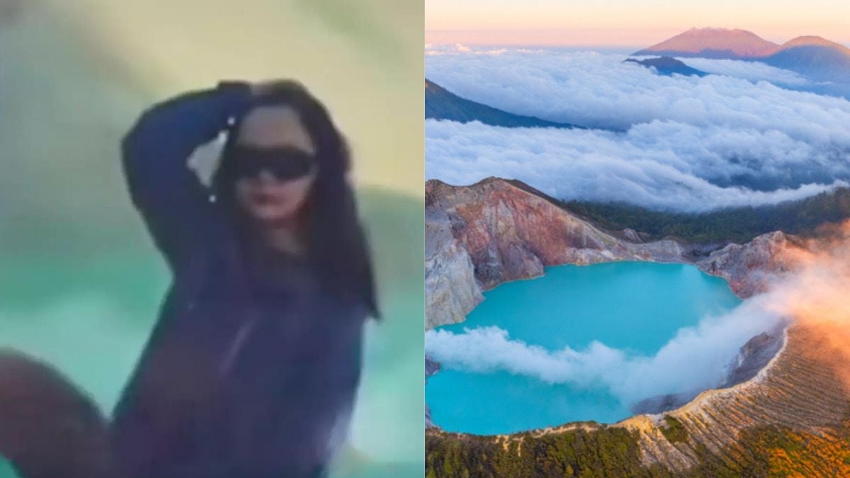 Alors qu’elle pose pour une photo au bord d’un volcan, elle chute de 76 mètres sous les yeux de son mari