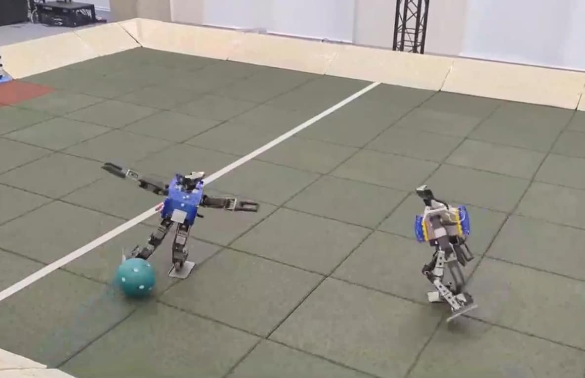 La société DeepMind a créé des robots capables jouer au football