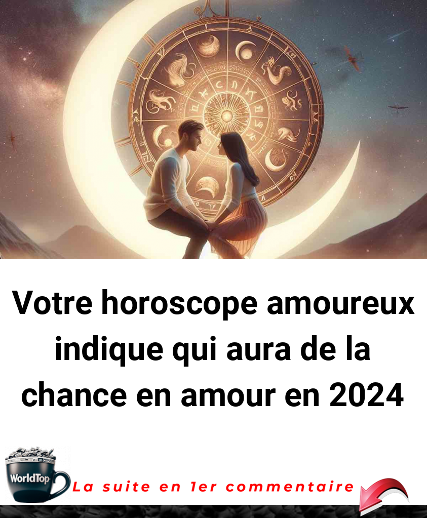 Votre horoscope amoureux indique qui aura de la chance en amour en 2024