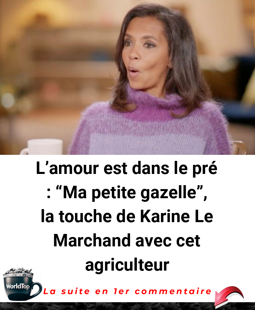 L'amour est dans le pré : -Ma petite gazelle-, la touche de Karine Le Marchand avec cet agriculteur