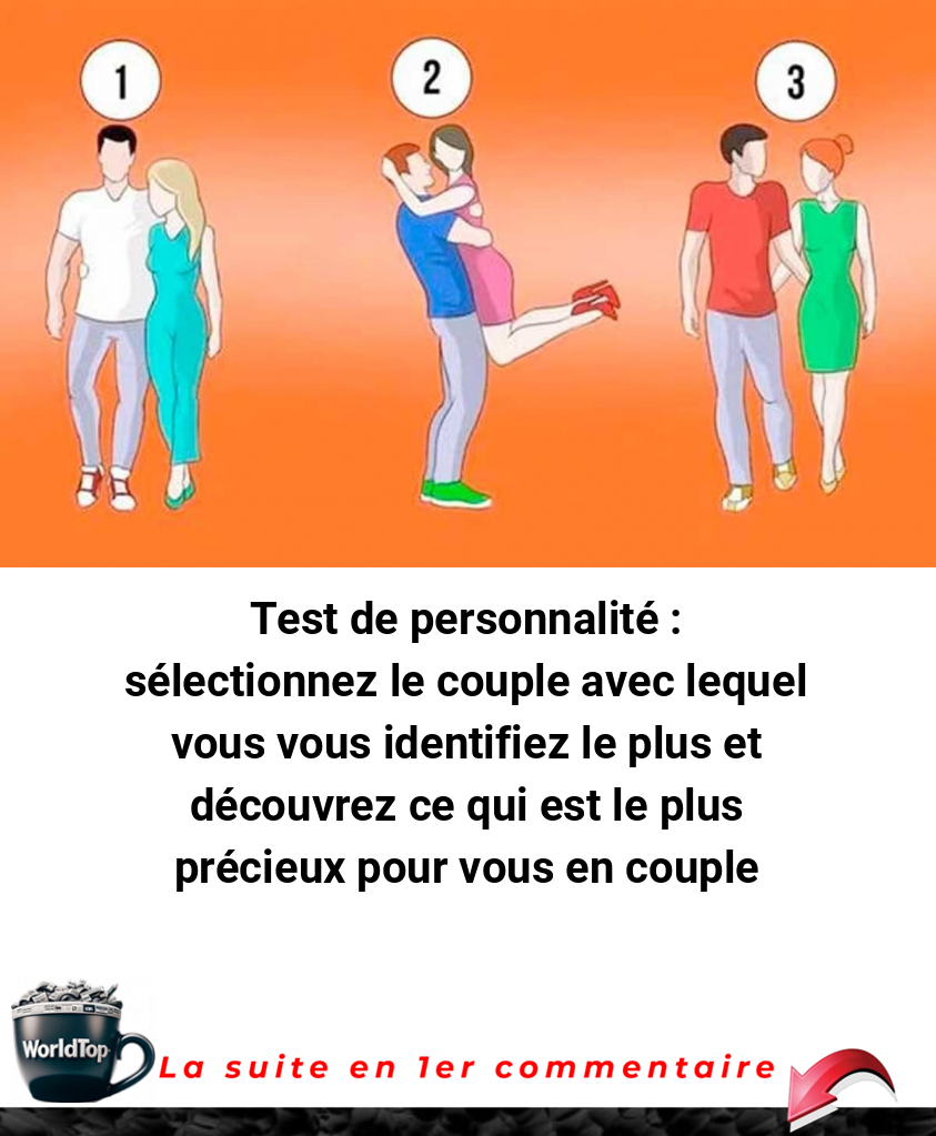Test de personnalité : sélectionnez le couple avec lequel vous vous identifiez le plus et découvrez ce qui est le plus précieux pour vous en couple