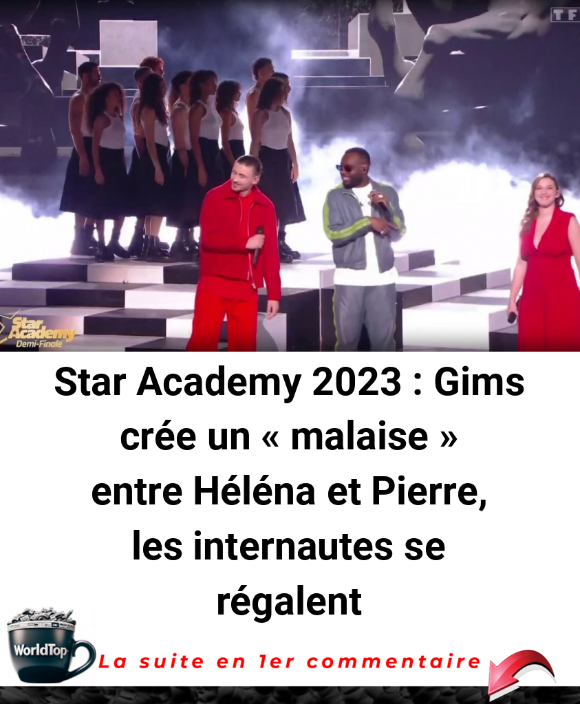 Star Academy 2023 : Gims crée un « malaise » entre Héléna et Pierre, les internautes se régalent