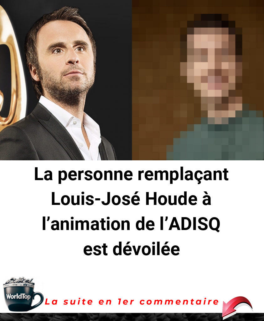 La personne remplaçant Louis-José Houde à l'animation de l'ADISQ est dévoilée