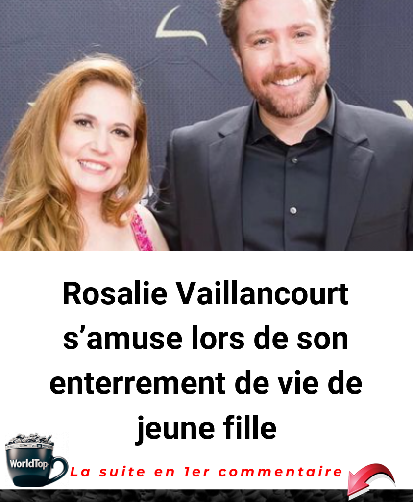 Rosalie Vaillancourt s'amuse lors de son enterrement de vie de jeune fille