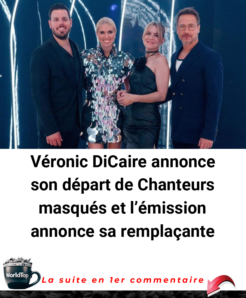 Véronic DiCaire annonce son départ de Chanteurs masqués et l'émission annonce sa remplaçante