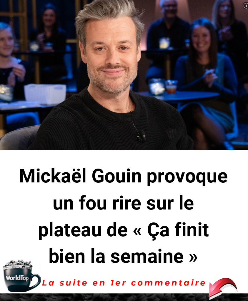 Mickaël Gouin provoque un fou rire sur le plateau de « Ça finit bien la semaine »