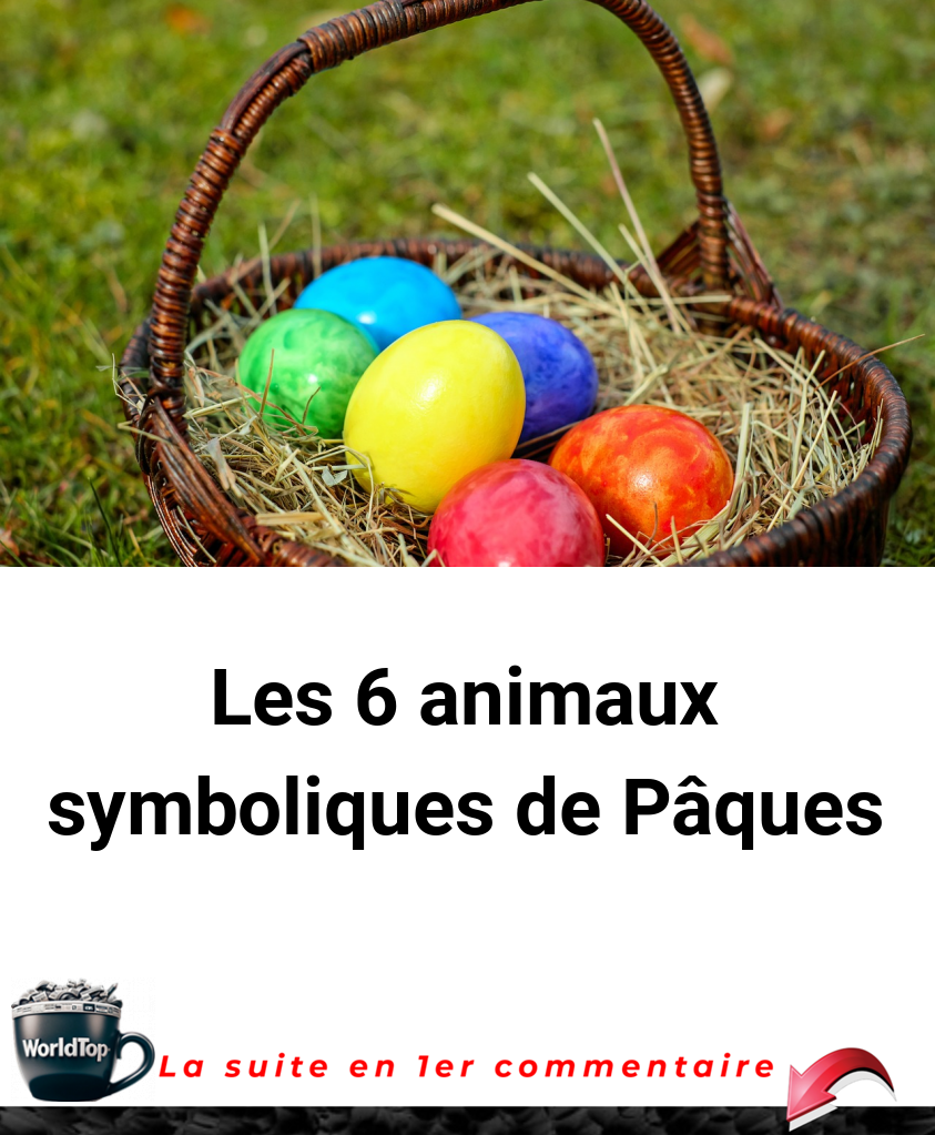 Les 6 animaux symboliques de Pâques