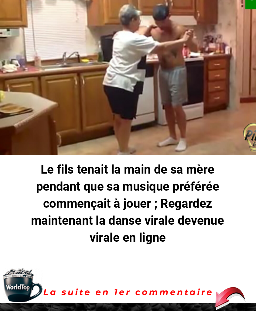 Le fils tenait la main de sa mère pendant que sa musique préférée commençait à jouer ; Regardez maintenant la danse virale devenue virale en ligne
