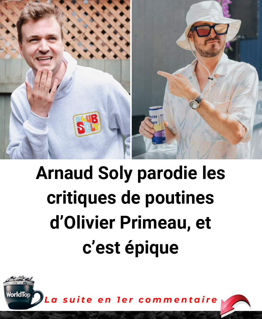 Arnaud Soly parodie les critiques de poutines d'Olivier Primeau, et c'est épique