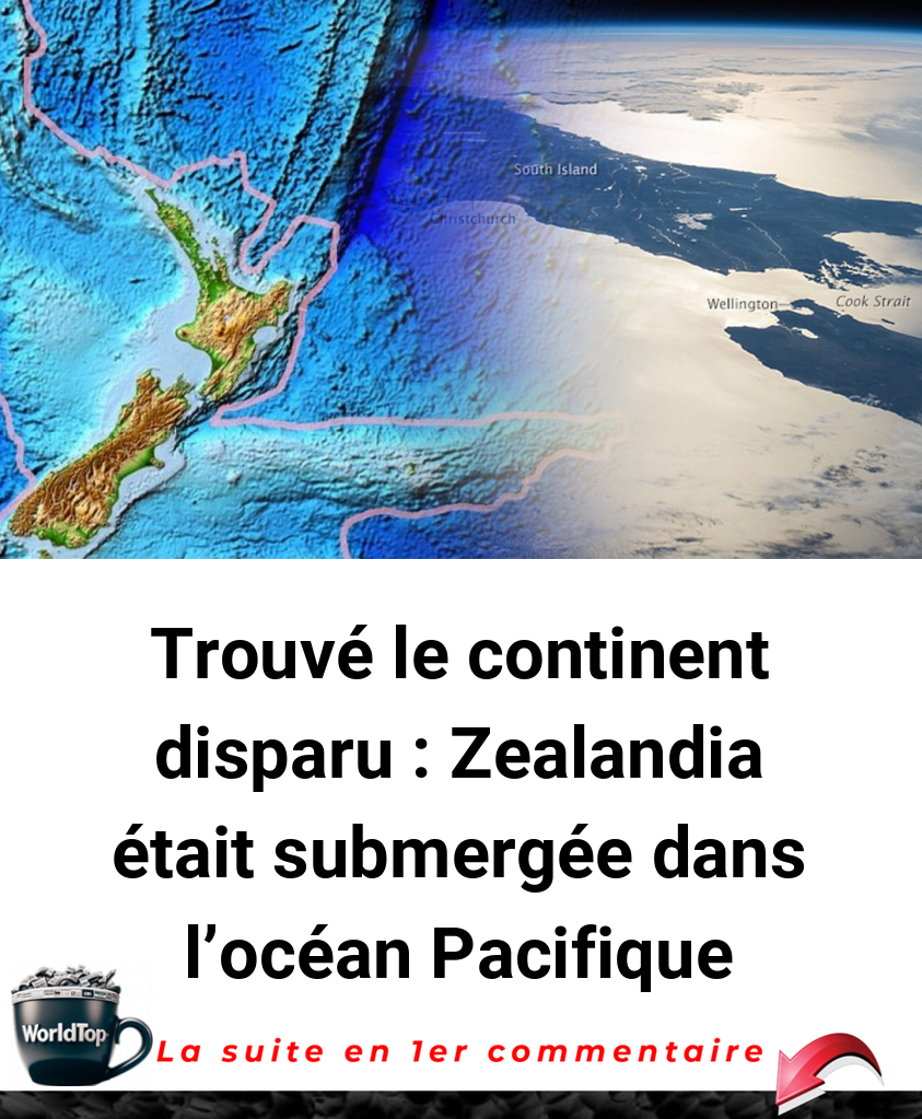 Trouvé le continent disparu : Zealandia était submergée dans l'océan Pacifique