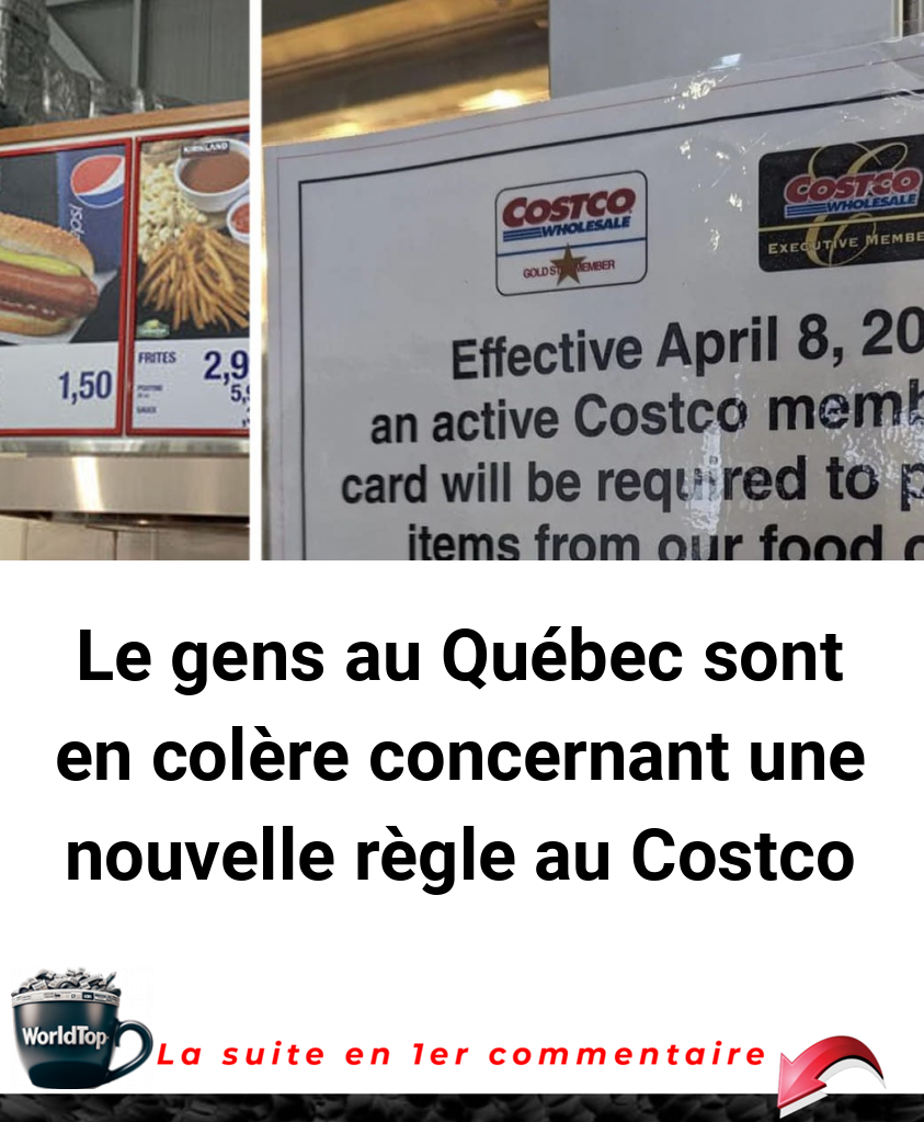 Le gens au Québec sont en colère concernant une nouvelle règle au Costco