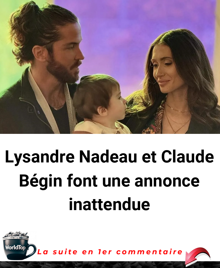 Lysandre Nadeau et Claude Bégin font une annonce inattendue