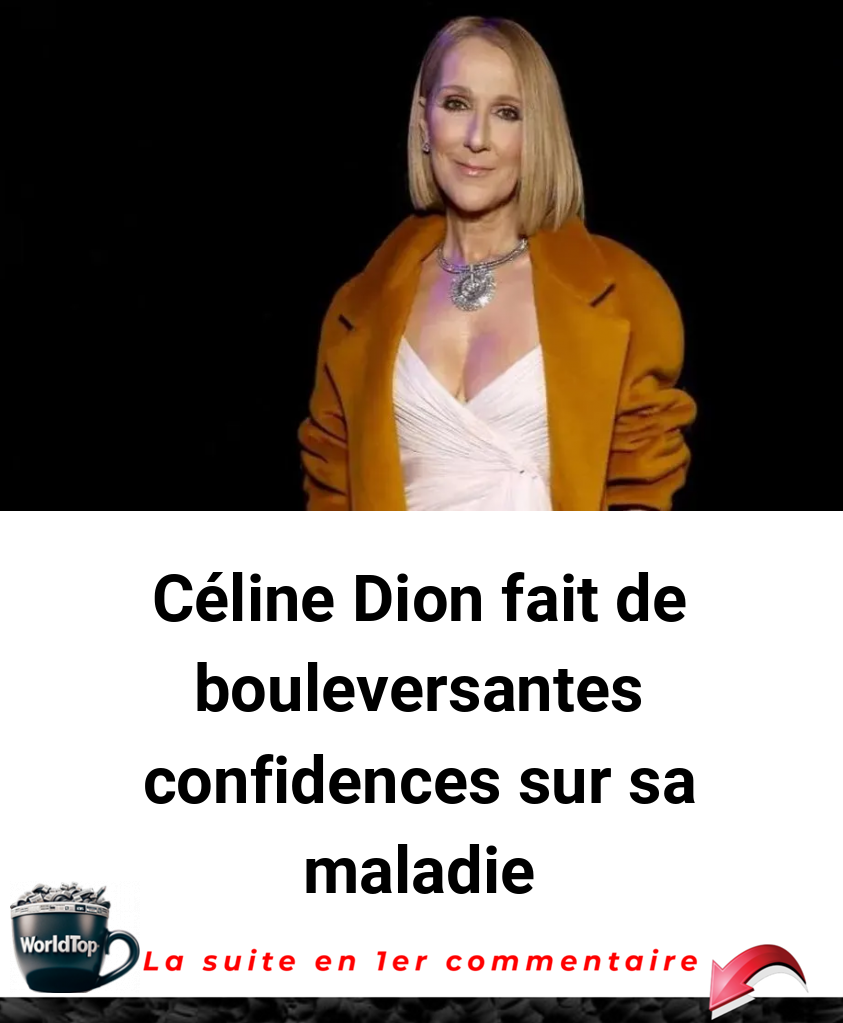 Céline Dion fait de bouleversantes confidences sur sa maladie