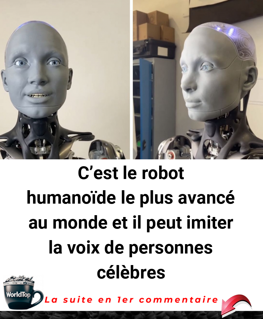 C'est le robot humanoïde le plus avancé au monde et il peut imiter la voix de personnes célèbres
