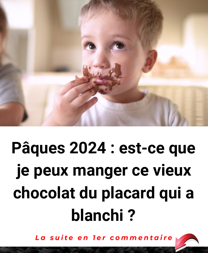Pâques 2024 : est-ce que je peux manger ce vieux chocolat du placard qui a blanchi ?