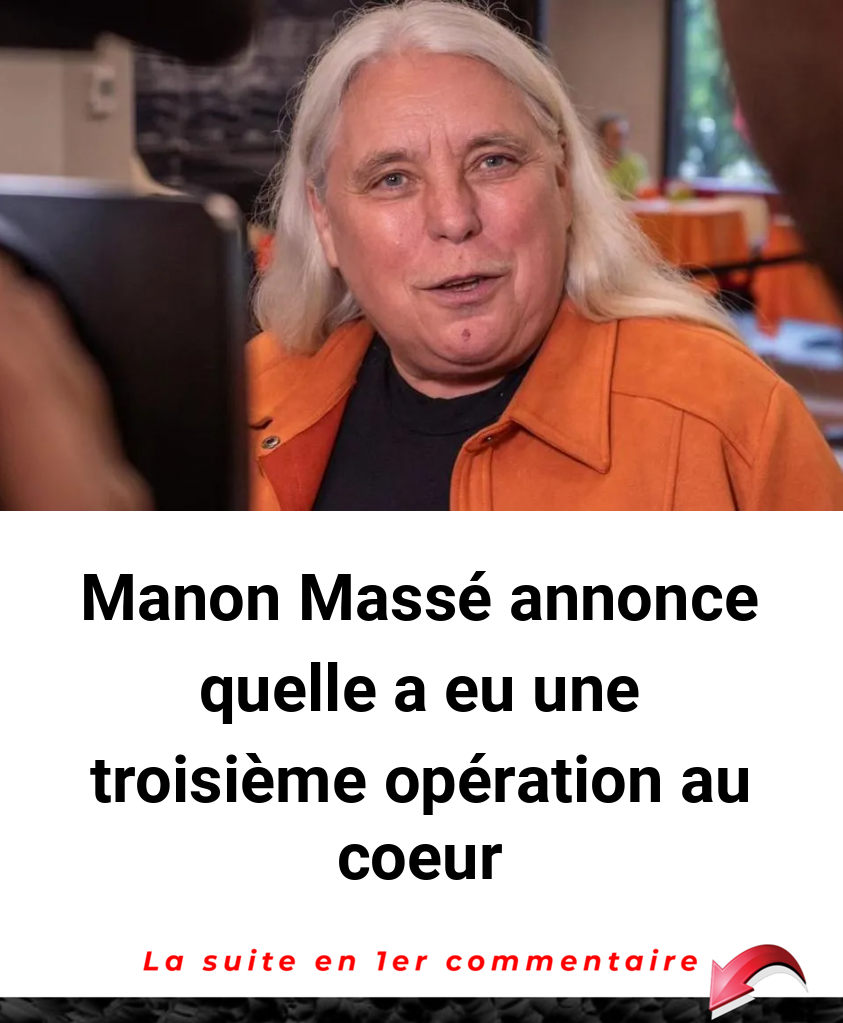 Manon Massé annonce quelle a eu une troisième opération au coeur