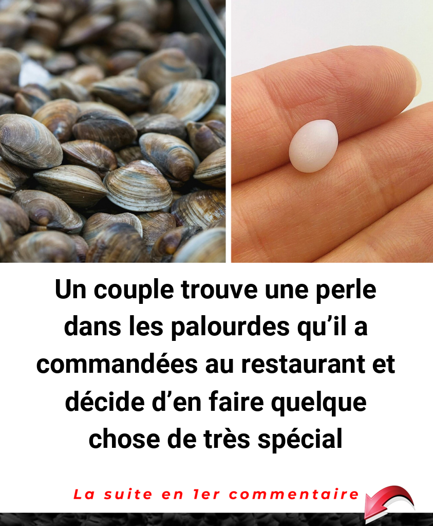 Un couple trouve une perle dans les palourdes qu'il a commandées au restaurant et décide d'en faire quelque chose de très spécial