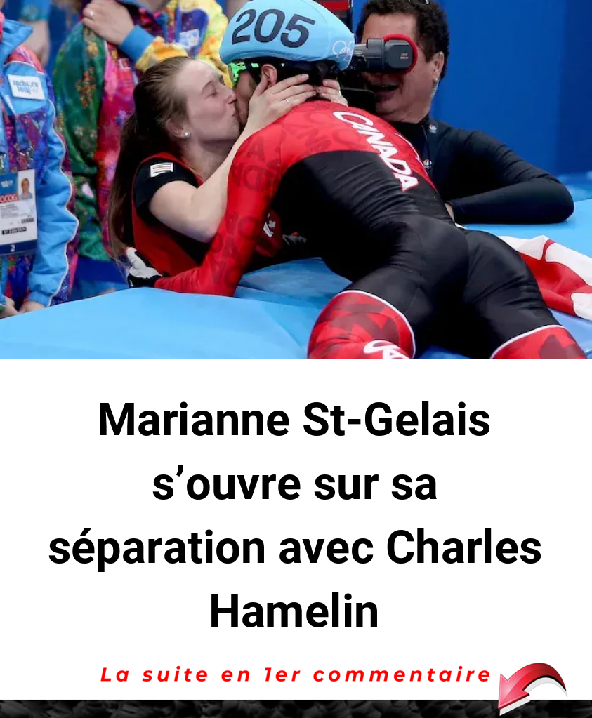 Marianne St-Gelais s'ouvre sur sa séparation avec Charles Hamelin