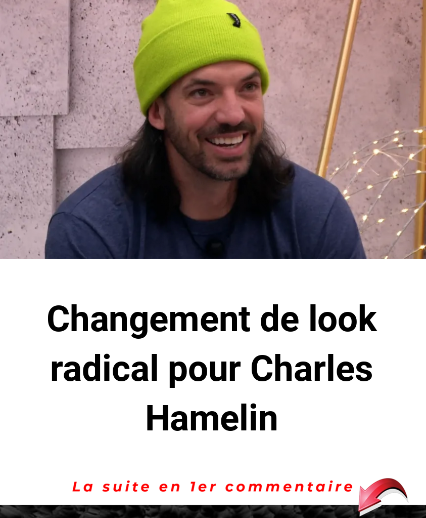 Changement de look radical pour Charles Hamelin