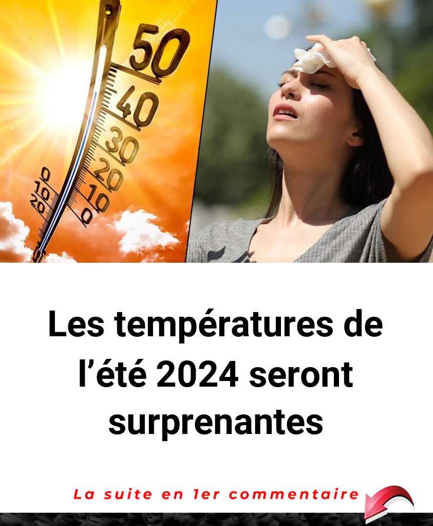 Les températures de l'été 2024 seront surprenantes
