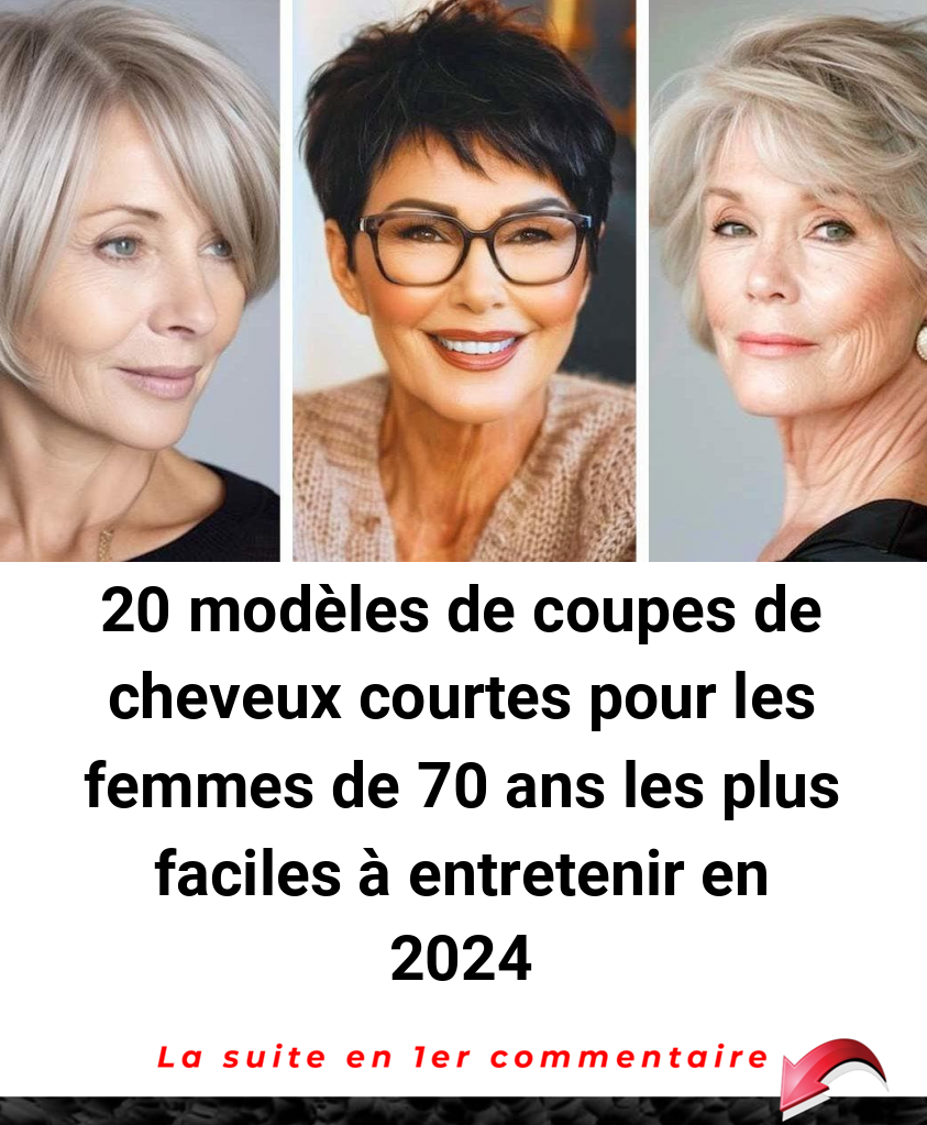 20 modèles de coupes de cheveux courtes pour les femmes de 70 ans les plus faciles à entretenir en 2024