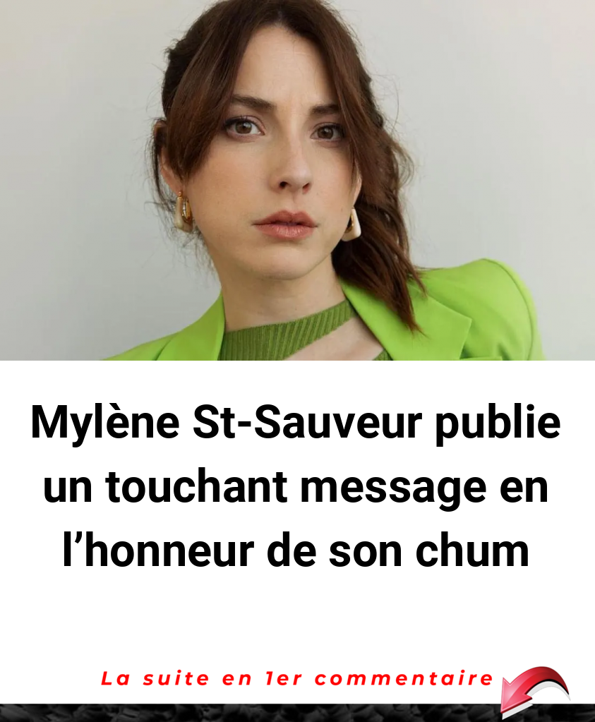 Mylène St-Sauveur publie un touchant message en l'honneur de son chum